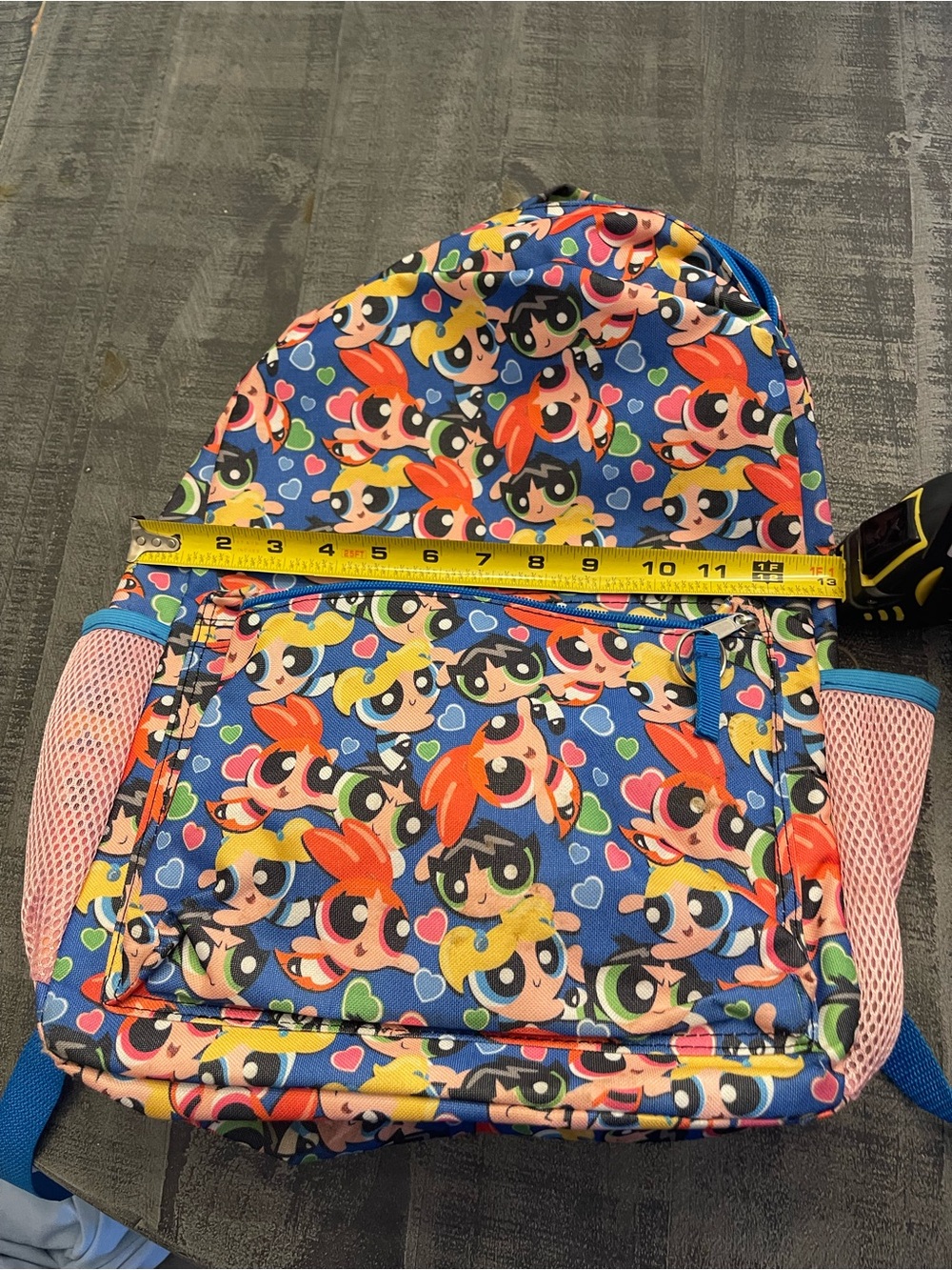 Powerpuff Girls Classic Allover Backpack - Blossom Bubbles Buttercup Bookbag - Picture 3 of 6